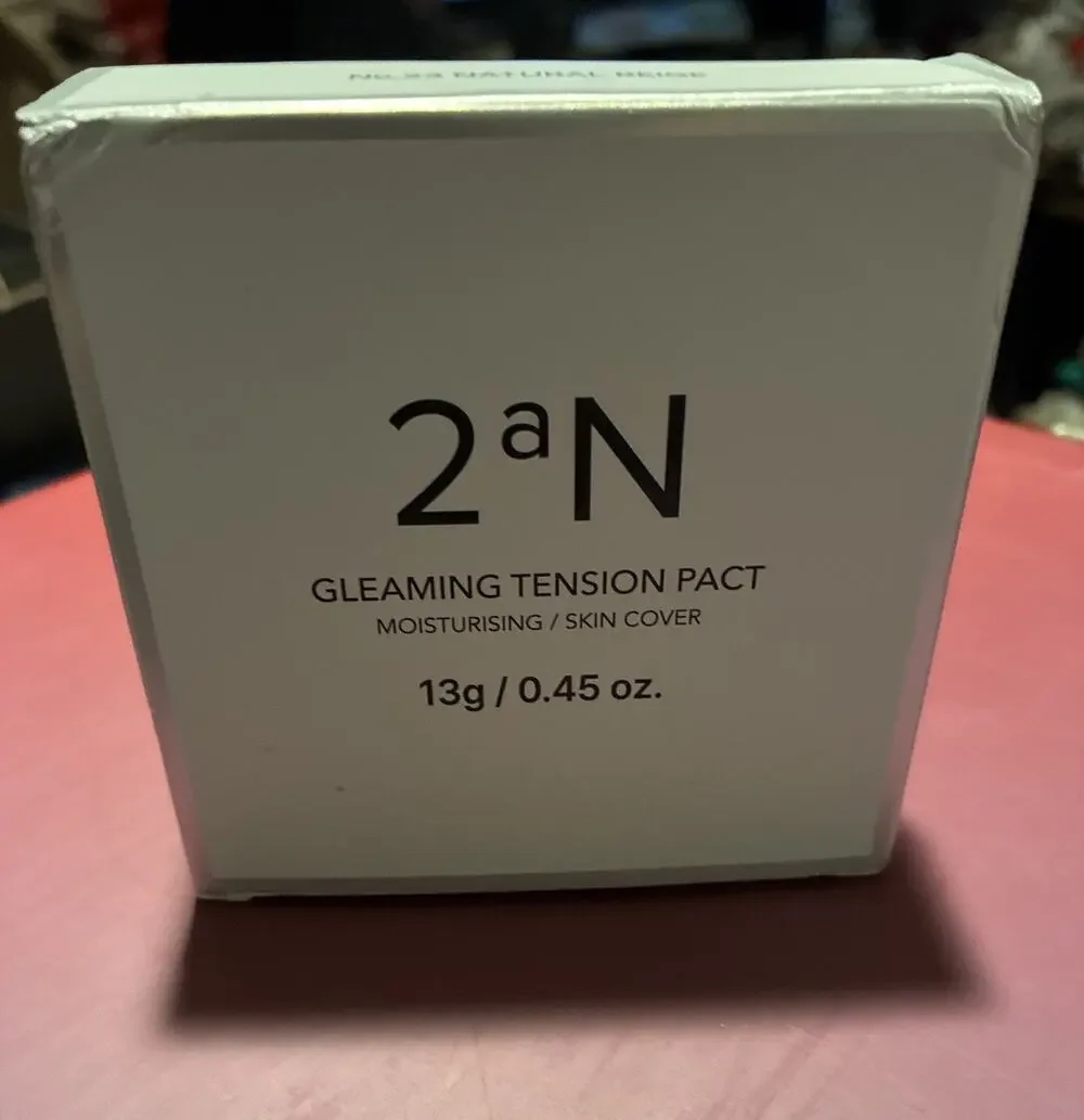 2aN Gleaming Tension Pact Foundation 0.45 Oz No. 23 Natural Beige